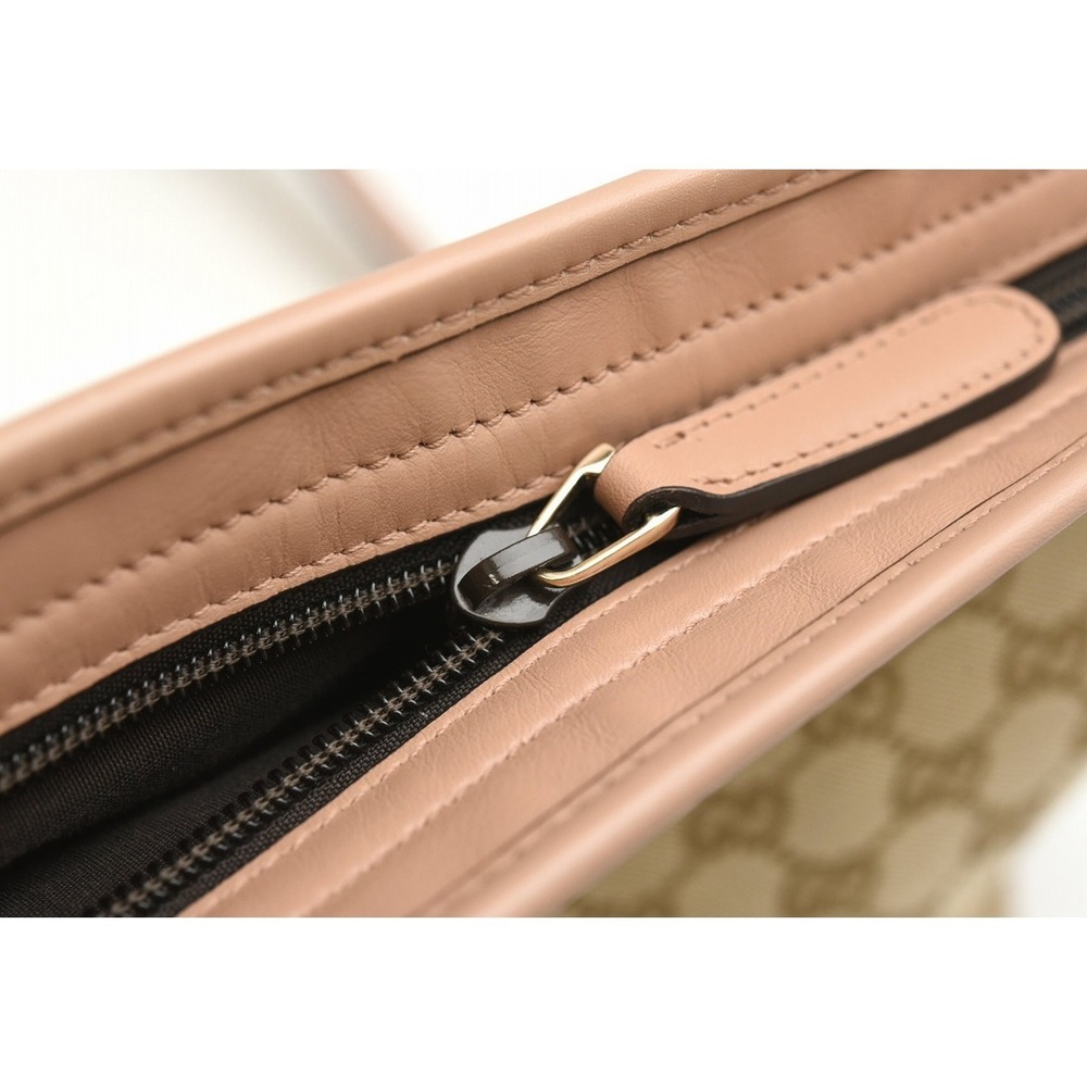 Gucci Crossbody Gg Bag Tan Canvas - image 6